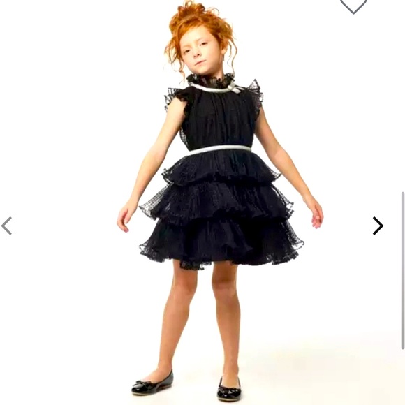4t black dress Isobella & Chloe Estelle White & Black Dress 24M  llbd shop
